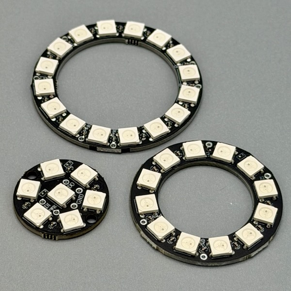 WS2812B Rings and Discs