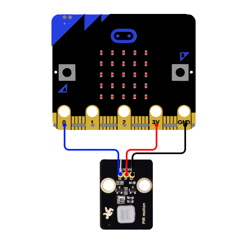 PIR Microbit diagram