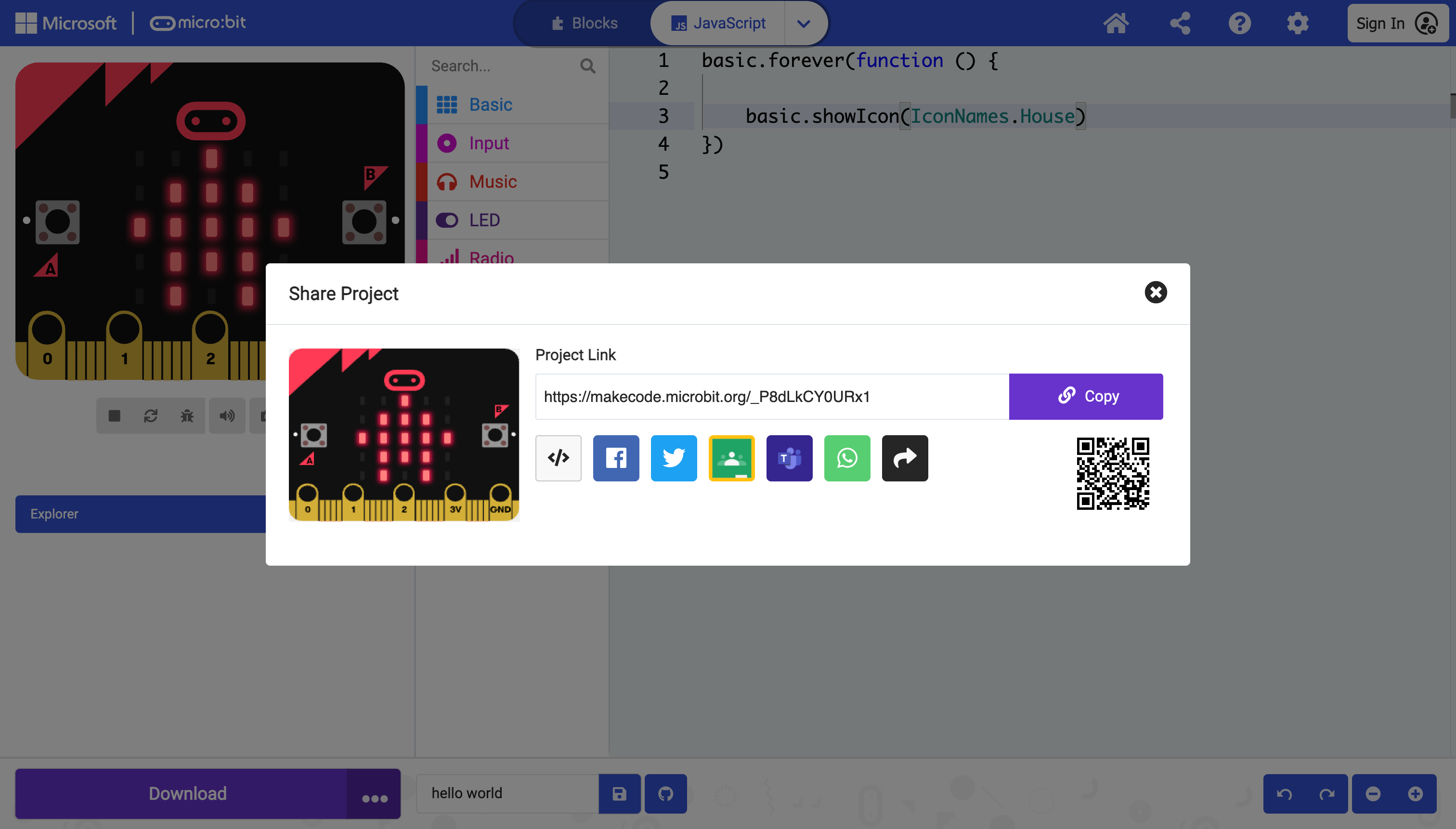 Sharing Program gets a URL